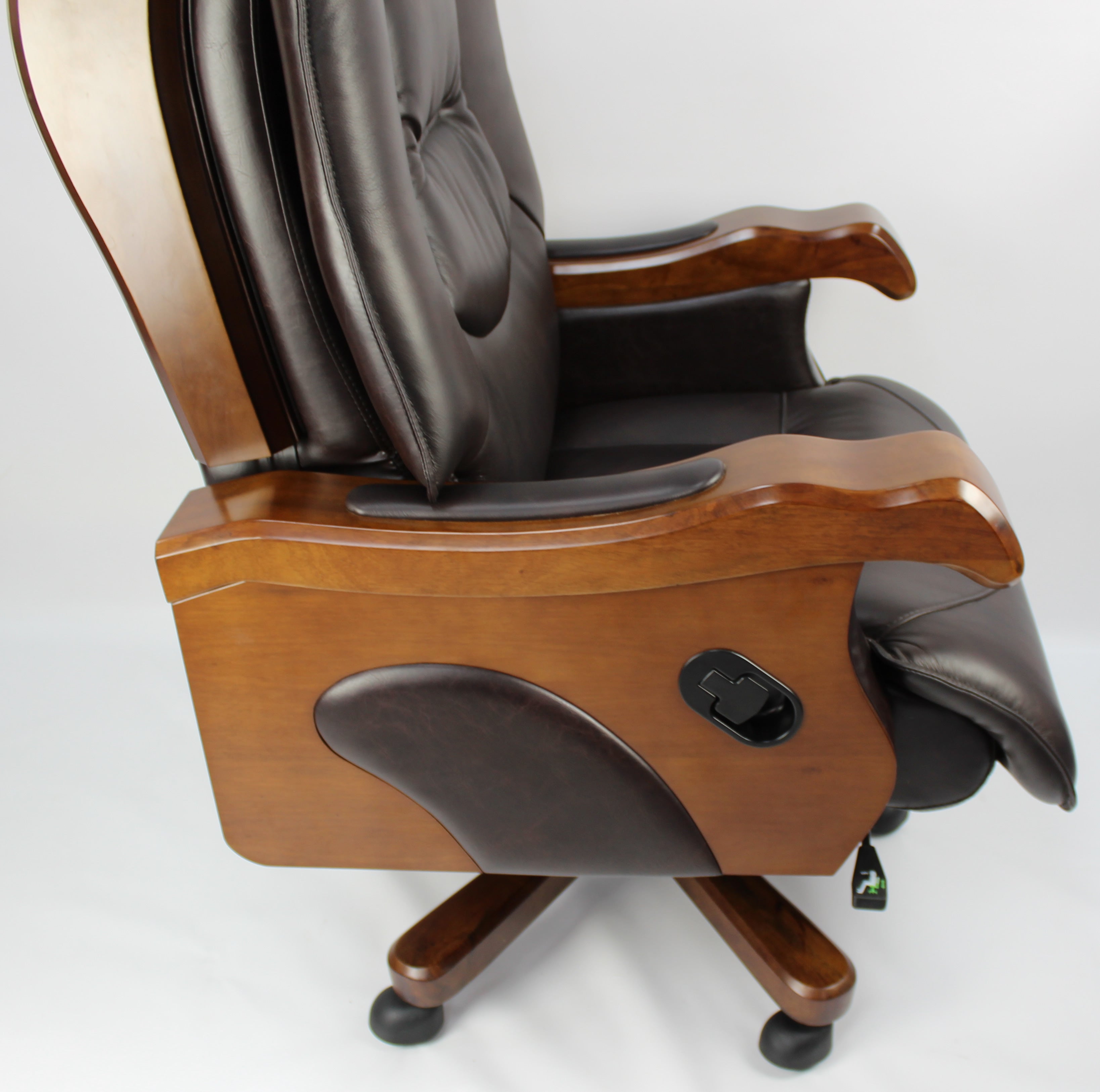 Luxury Genuine Brown Leather Executive Chair EDE-CHA-FD5A1